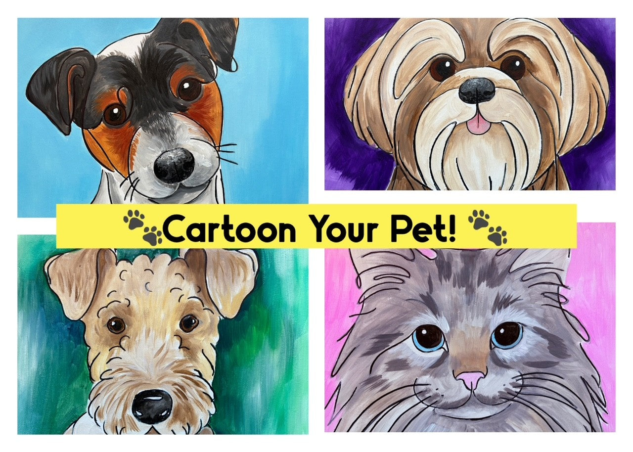 Cartoon Your Pet - Sat 6th June, 12.30pm - 2.30pm, Tractor Shed, Fleetwood