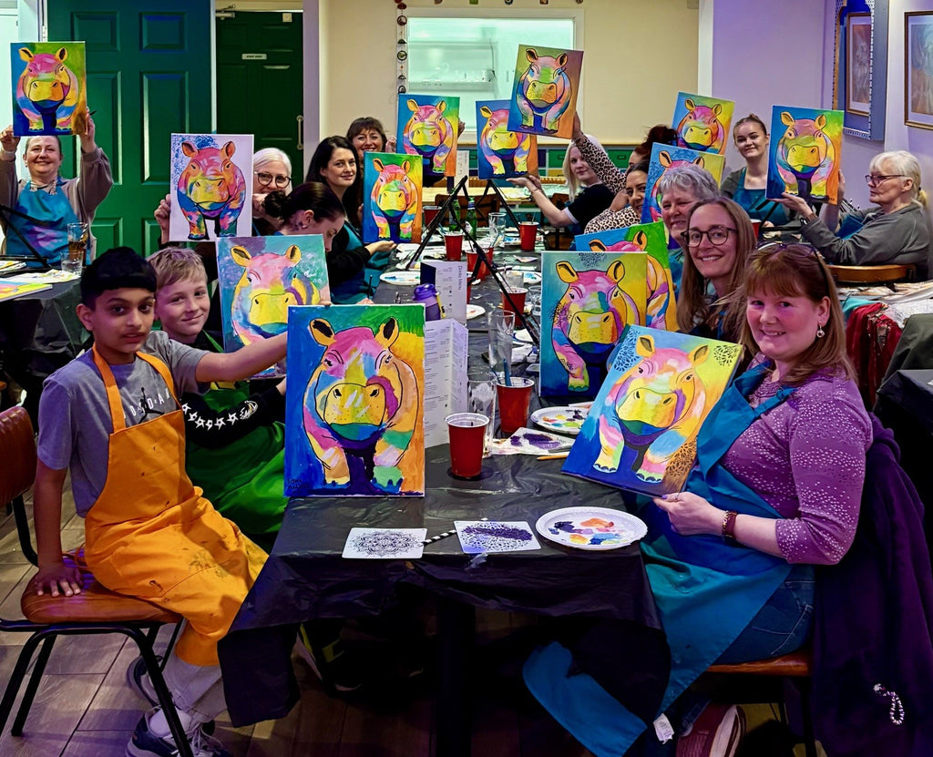 Paint Party (all ages welcome!), Sun 31st May, 1pm Dalvees, Poulton, food included!