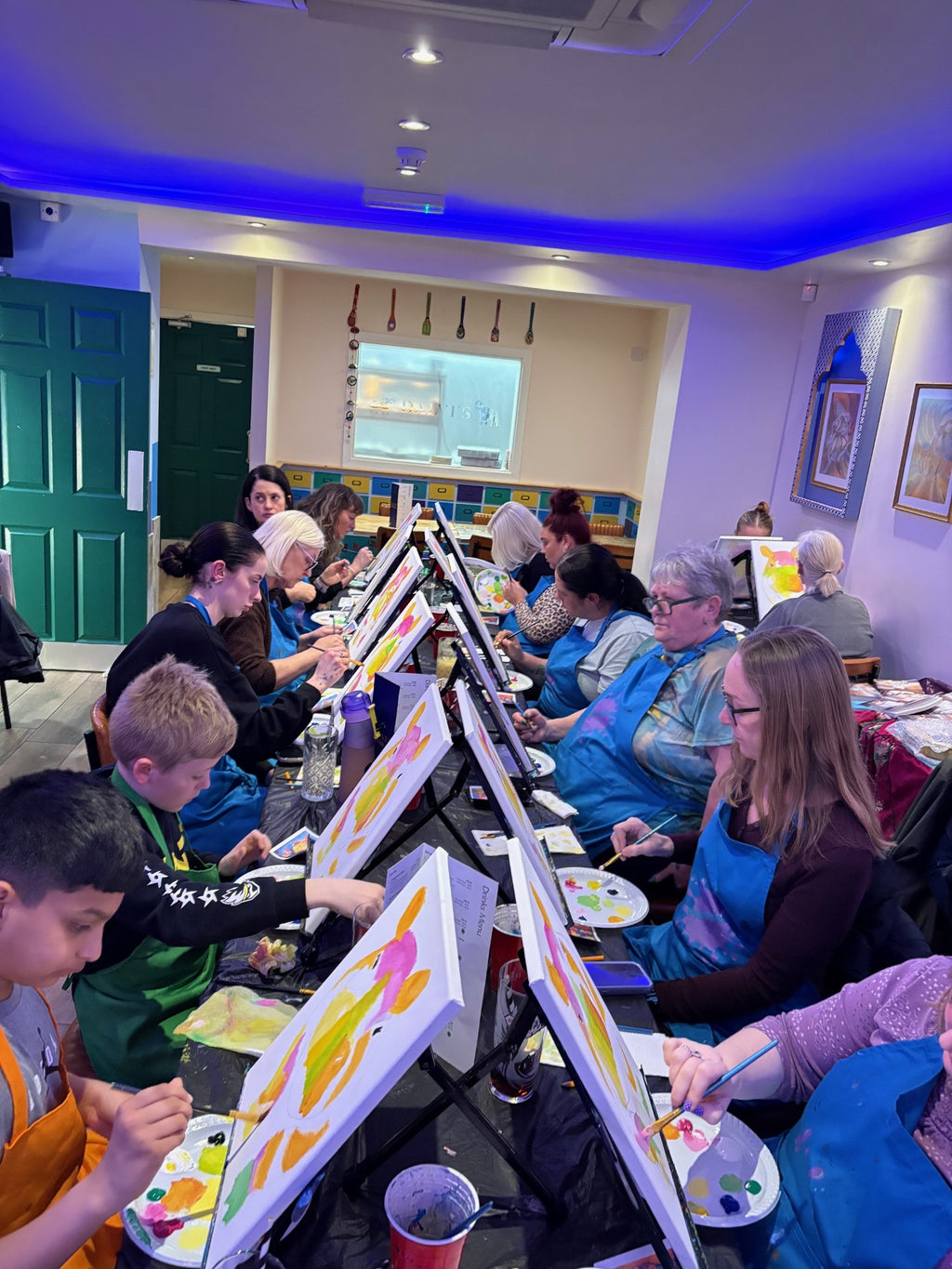 Paint Party (all ages welcome!), Sun 31st May, 1pm Dalvees, Poulton, food included!
