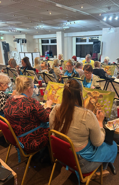 Paint Party (glass of wine and cake included), Fri 13th March, 6pm, The Garden Room, Cleveleys