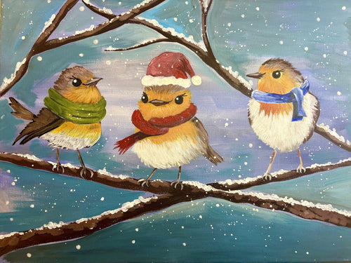 Christmas Paint Party, Weds 18th Nov, 7pm til late, Castle Gardens, Carleton, Poulton