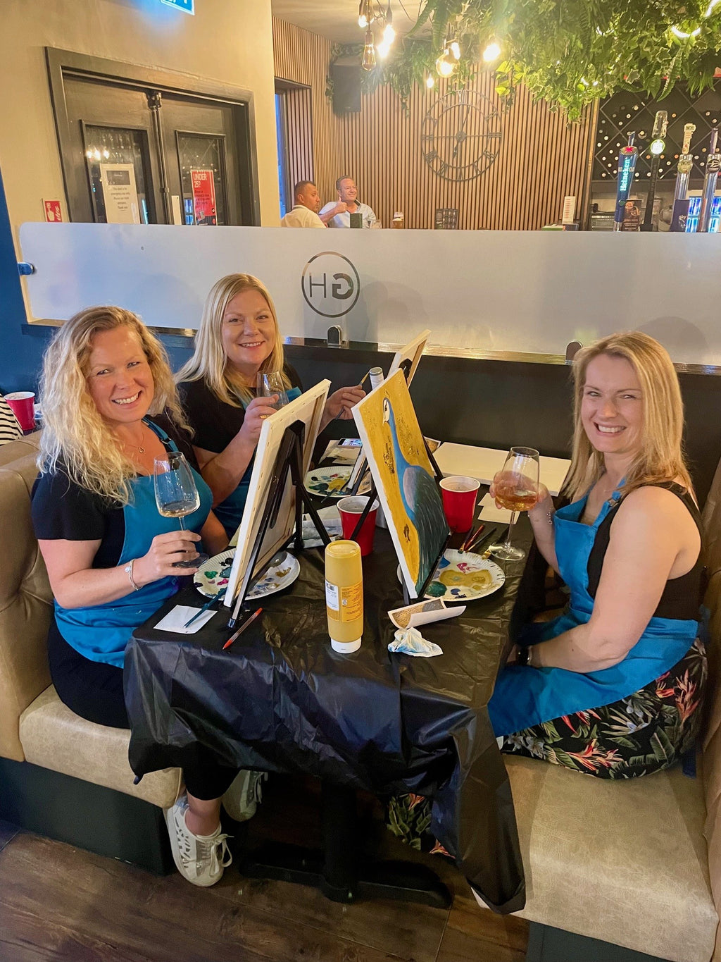 Paint Party, Sat 26th Sept, 6.30pm til late, Coffee Barn, Cleveleys, includes drink on arrival